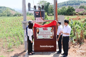 Công trình chào mừng Đại hội Đảng bộ tỉnh lần thứ XV, nhiệm kỳ 2020-2025
