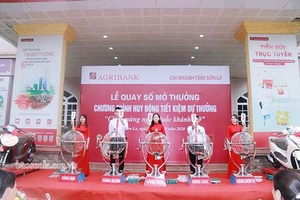 Agribank Chi nhánh tỉnh Sơn La: Quay số mở thưởng tiết kiệm dự thưởng “Chào mừng ngày Quốc khánh 2/9”