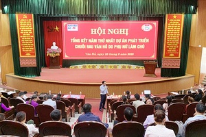 Tổng kết năm thứ nhất dự án chuỗi rau Vân Hồ do phụ nữ làm chủ