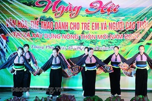 Ngày hội Văn hóa, thể thao dành cho trẻ em và người cao tuổi tại xã nông thôn mới