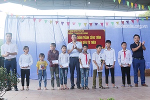 Khánh thành công trình sân chơi Trường Tiểu học &THCS Bắc Phong 