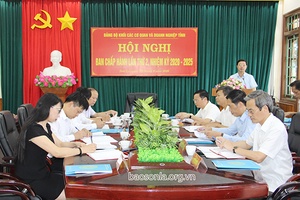 Đảng bộ Khối các cơ quan và doanh nghiệp tỉnh: Hội nghị Ban Chấp hành lần thứ 2, nhiệm kỳ 2020-2025