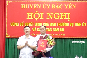 Công bố Quyết định của Ban Thường vụ tỉnh ủy về công tác cán bộ