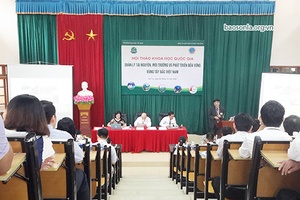 Hội thảo khoa học quốc gia quản lý tài nguyên môi trường và phát triển bền vững vùng Tây Bắc