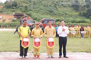 Quỳnh Nhai: Hội thao nghiệp vụ chữa cháy và cứu nạn, cứu hộ