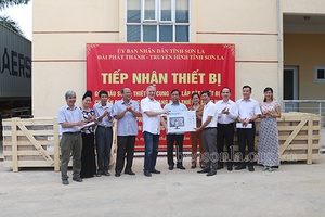 Đài PT-TH tỉnh: Tiếp nhận thiết bị sản xuất chương trình truyền hình