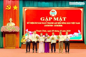 Hội Nông dân huyện Thuận Châu gặp mặt kỷ niệm 90 năm Ngày thành lập Hội Nông dân Việt Nam