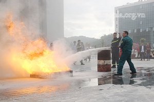 Tập huấn nghiệp vụ phòng cháy, chữa cháy và cứu nạn, cứu hộ