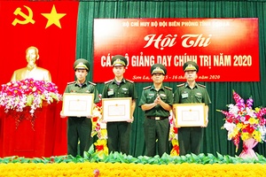 Hội thi cán bộ giảng dạy chính trị năm 2020