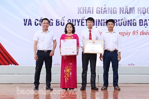 Giữ vững danh hiệu trường chuẩn Quốc gia