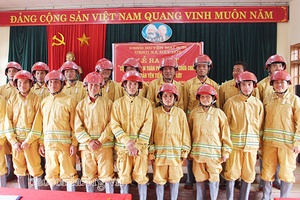 Ra mắt Cụm dân cư an toàn phòng cháy, chữa cháy bản Yên Tiến