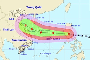 Trong 24 giờ tới, bão giật cấp 15 vào Biển Đông