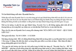 Huyndai Sơn La tri ân khách hàng cuối năm 