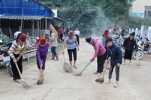 Nậm Lạnh nỗ lực thực hiện tiêu chí môi trường