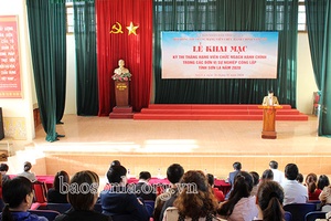 Khai mạc Kỳ thi thăng hạng viên chức ngạch hành chính