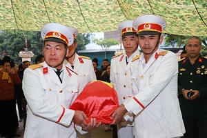 Phường Chiềng An (Thành phố): Đón nhận, an táng hài cốt liệt sỹ Cà Văn Trực