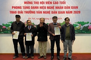 50 công trình đoạt giải thưởng văn nghệ dân gian Việt Nam