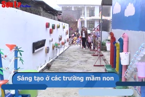 Sáng tạo ở các trường mầm non