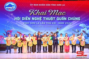 Khai mạc Hội diễn nghệ thuật quần chúng tỉnh Sơn La năm 2024