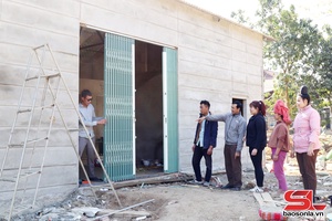 Thuận Châu dồn sức giúp hộ nghèo có nhà mới đón Tết