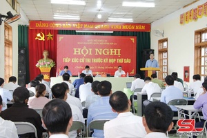 Paz đại biểu Quốc hội tỉnh khóa 15 njiz cử tri uô ntêx jias cơưv tiv trâu