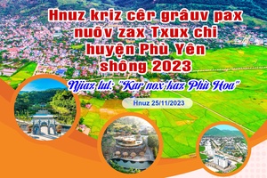 Hnuz kriz cêr grâuv pax nuôv zax Txux chi huyện Phù Yên shông 2023