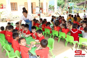 Meals maintained in 225 kindergartens in Son La