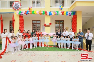 New classrooms of Chieng Le kindergarten inaugurated