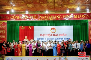 Bac Yen district’s Vietnam Fatherland Front Committee holds 16th congress