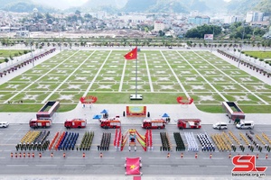 Hội thi chang đắp phay mảy cánh cứu choi chọ nạn “Tổ cạt kiên lài chua hươn nhẳn pào tiêng àn cặm phong phay mảy” tỉnh Sơn La pì 2024 cựt đảy lang đì