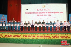 Đại hội khánh thì pùn pẹ chủm mú vũ trang huyện Mộc Châu dan pì 2019-2024