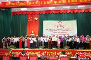 Đại hội đại biểu Mặt trận Tổ quốc Việt Nam huyện Yên Châu tưa thứ XX