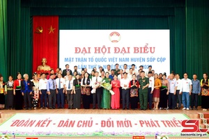 Đại hội đại biểu Mặt trận Tổ quốc Việt Nam huyện Sốp Cộp tưa thứ V, nhiệm ky pì 2024 - 2029