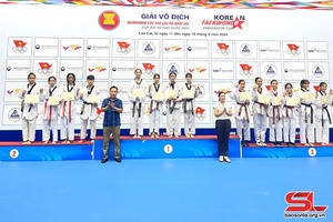 Paz Taekwondo Sơn La tưr tâu 12 luz côngz mênhx ntơưv jias tưr Taekwondo têx CLB têz qơưk