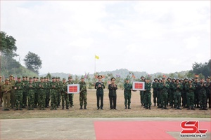 'Cạt kiên nen quốc phòng phổng đèn mương Việt Nam - Lào tưa thứ 2: Tập tư cạt kiên sắp pắt phít tội khảm cài đèn mương