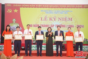 Bốn sường 60 pì mự tánh ók Trường Trung học phổ thông Phù Yên 1964-2024