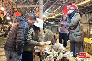 'Van Ho district organises "Hamlet Tet Market"