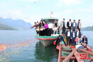 Lễ pói pà, mả pe pà củng nẳng nòng lừng nặm te Quỳnh Nhai