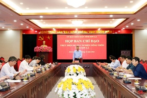 Họp Ban chỉ đạo thực hiện Dự án cấp điện nông thôn tỉnh Sơn La