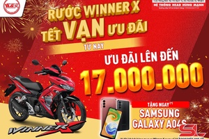 Hệ thống HEAD HÙNG MẠNH :  “ RƯỚC WINNER X- TẾT VẠN ƯU ĐÃI” - “TRIỆU LỜI CẢM ƠN- QUÀ KHỦNG TẾT LỚN”