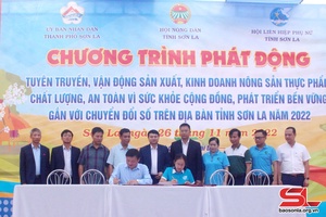 Tuyên truyền, vận động sản xuất, kinh doanh nông sản thực phẩm chất lượng, an toàn