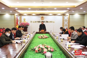 Tập trung tháo gỡ khó khăn đẩy nhanh tiến độ triển khai, thực hiện Dự án kè suối Nặm La