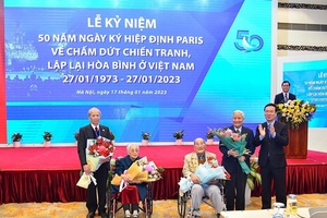 Kỷ niệm 50 năm Ngày ký Hiệp định Paris về chấm dứt chiến tranh, lập lại hòa bình ở Việt Nam