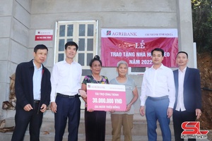 Agribank Chi nhánh tỉnh Sơn La thực hiện tốt công tác an sinh xã hội