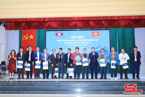 Gặp mặt lãnh đạo các tỉnh của nước CHDCND Lào đang học tập tại Sơn La
