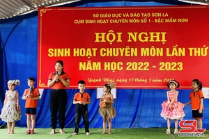 Sinh hoạt chuyên môn Cụm số 1 bậc mầm non, cấp tỉnh năm học 2022- 2023 