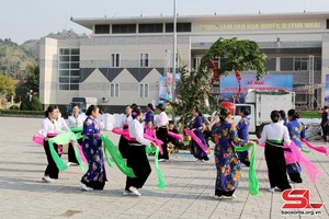 Quỳnh Nhai thực hiện tiêu chí văn hóa trong xây dựng nông thôn mới