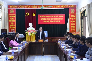 'Tổng Biên tập Báo Nhân Dân, Chủ tịch Hội Nhà báo Việt Nam làm việc với Hội Nhà báo tỉnh Hòa Bình