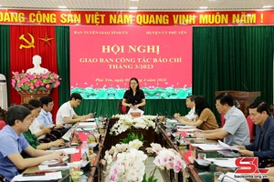Hội nghị giao ban công tác báo chí tháng 3