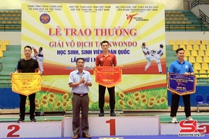 Sơn La đoạt 8 HCV, 6 HCB, 4 HCĐ tại Giải vô địch Taekwondo học sinh, sinh viên toàn quốc